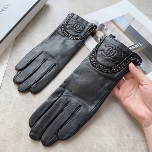 Replica Chanel Gloves For Women #1250352 $60.00 USD for Wholesale