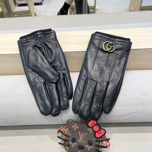 Replica Gucci Gloves For Men #1250357 $52.00 USD for Wholesale