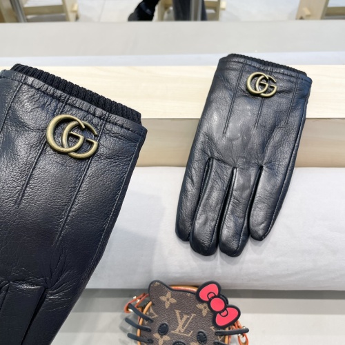 Replica Gucci Gloves For Men #1250357 $52.00 USD for Wholesale