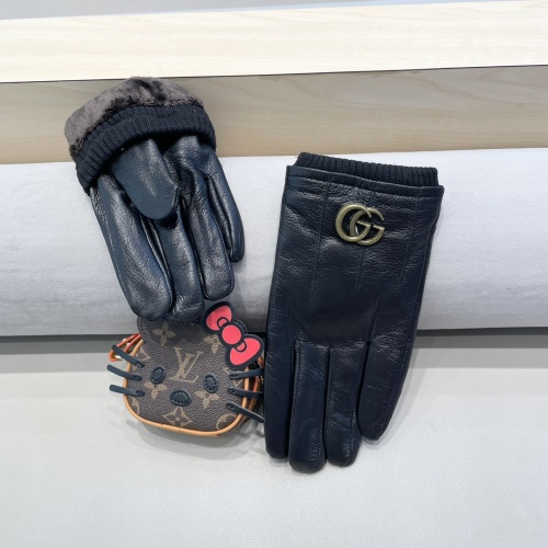 Replica Gucci Gloves For Men #1250357 $52.00 USD for Wholesale