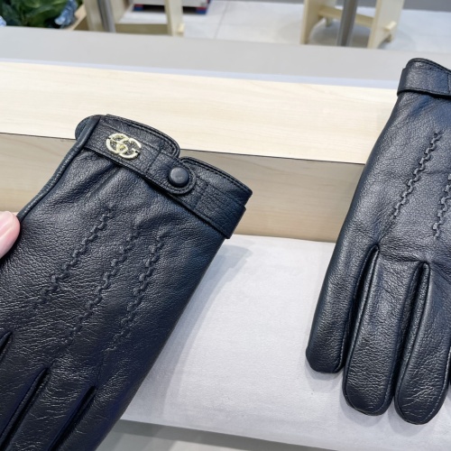 Replica Gucci Gloves For Men #1250359 $52.00 USD for Wholesale