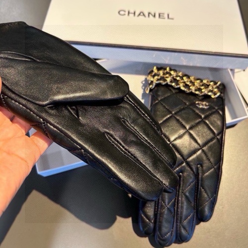 Replica Chanel Gloves For Women #1250551 $42.00 USD for Wholesale