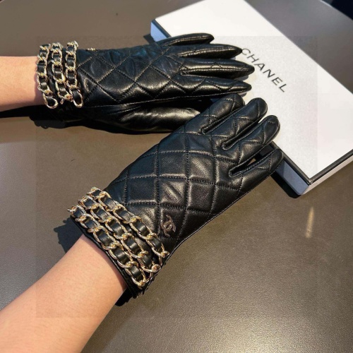 Replica Chanel Gloves For Women #1250551 $42.00 USD for Wholesale