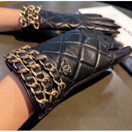 Replica Chanel Gloves For Women #1250551 $42.00 USD for Wholesale