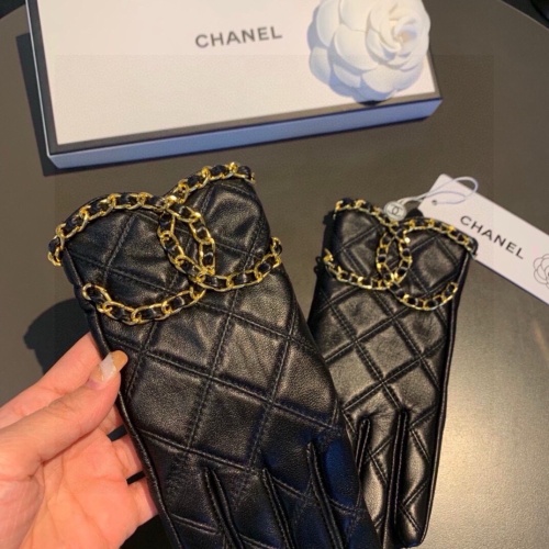 Replica Chanel Gloves For Women #1250553 $42.00 USD for Wholesale