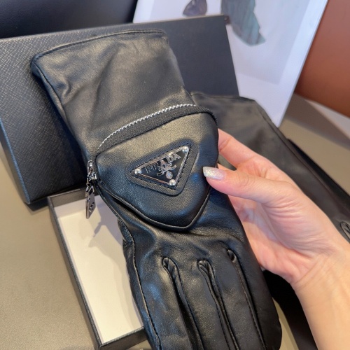 Replica Prada Gloves For Women #1250561 $52.00 USD for Wholesale