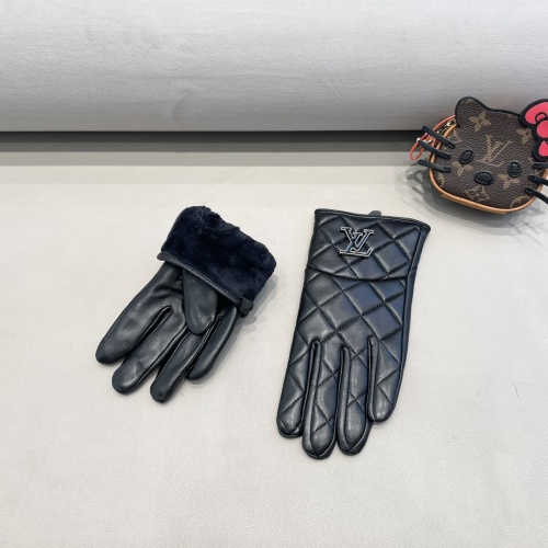 Replica Louis Vuitton LV Gloves For Women #1250695 $48.00 USD for Wholesale