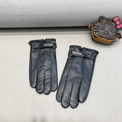 Prada Gloves For Men #1250696 $48.00 USD, Wholesale Replica Prada Gloves