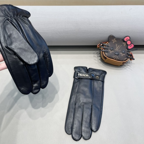 Replica Prada Gloves For Men #1250696 $48.00 USD for Wholesale