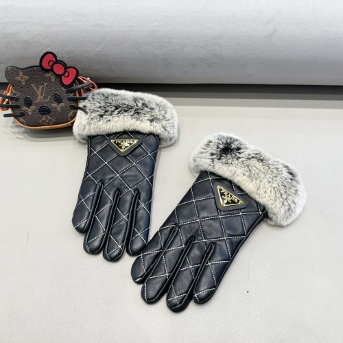 Prada Gloves For Women #1250697 $52.00 USD, Wholesale Replica Prada Gloves