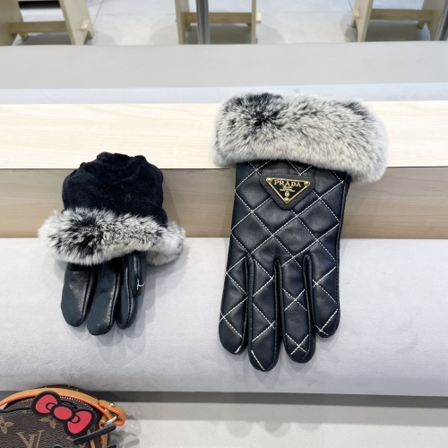 Replica Prada Gloves For Women #1250697 $52.00 USD for Wholesale