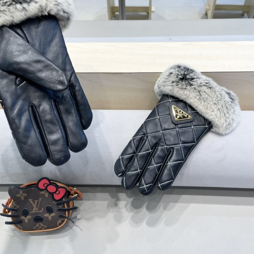 Replica Prada Gloves For Women #1250697 $52.00 USD for Wholesale