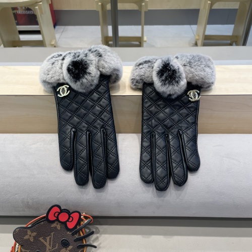 Chanel Gloves For Women #1250698 $52.00 USD, Wholesale Replica Chanel Gloves