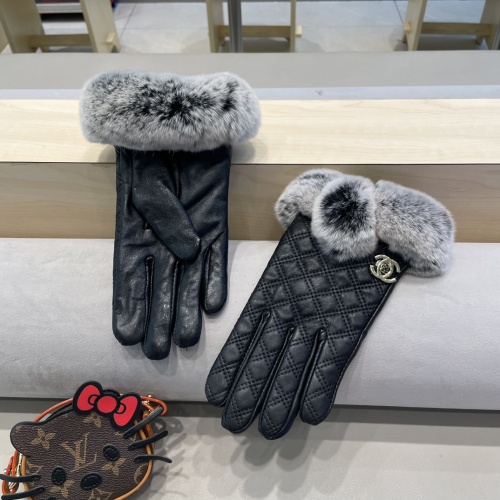 Replica Chanel Gloves For Women #1250698 $52.00 USD for Wholesale