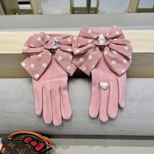 Chanel Gloves For Women #1250702 $40.00 USD, Wholesale Replica Chanel Gloves