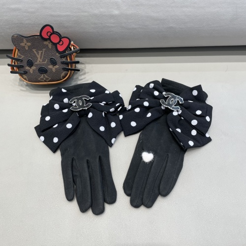 Chanel Gloves For Women #1250703 $40.00 USD, Wholesale Replica Chanel Gloves