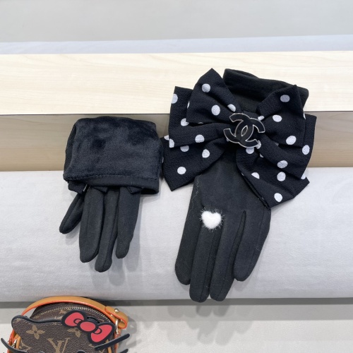 Replica Chanel Gloves For Women #1250703 $40.00 USD for Wholesale