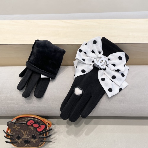 Replica Chanel Gloves For Women #1250704 $40.00 USD for Wholesale