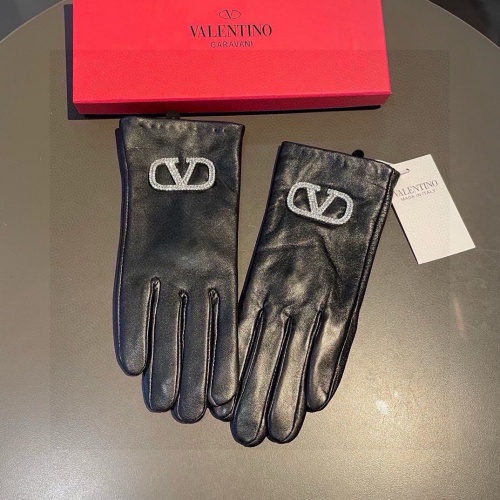 Replica Valentino Gloves For Women #1250712 $60.00 USD for Wholesale