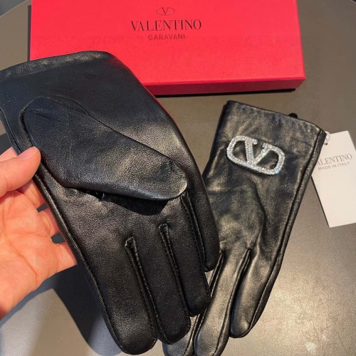 Replica Valentino Gloves For Women #1250712 $60.00 USD for Wholesale