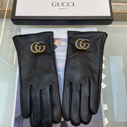 Gucci Gloves For Women #1250716 $45.00 USD, Wholesale Replica Gucci Gloves