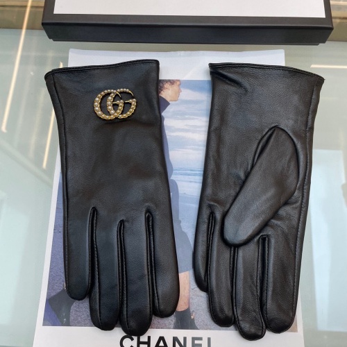 Replica Gucci Gloves For Women #1250716 $45.00 USD for Wholesale