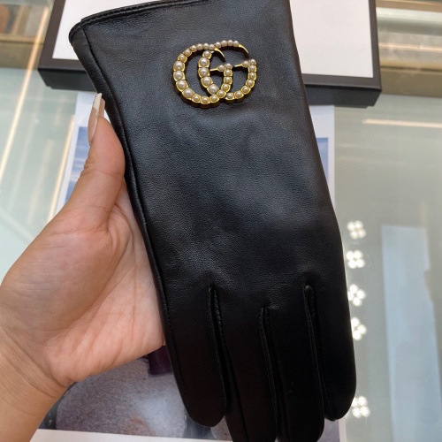 Replica Gucci Gloves For Women #1250716 $45.00 USD for Wholesale