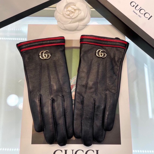 Gucci Gloves For Women #1250717 $45.00 USD, Wholesale Replica Gucci Gloves