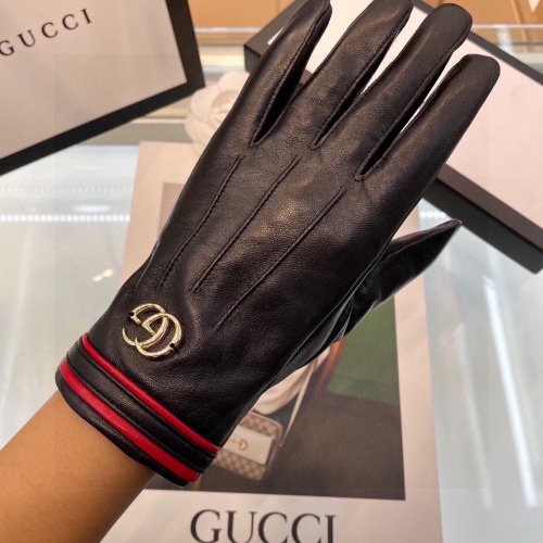 Replica Gucci Gloves For Women #1250717 $45.00 USD for Wholesale