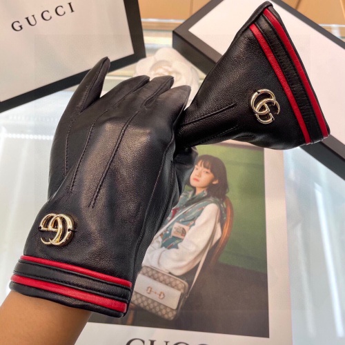 Replica Gucci Gloves For Women #1250717 $45.00 USD for Wholesale