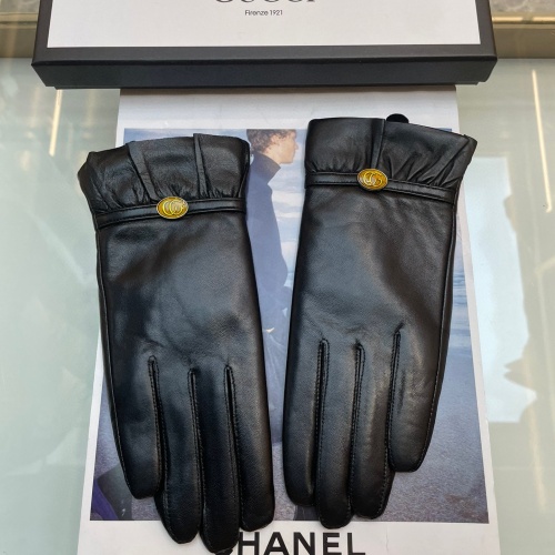 Gucci Gloves For Women #1250718 $48.00 USD, Wholesale Replica Gucci Gloves