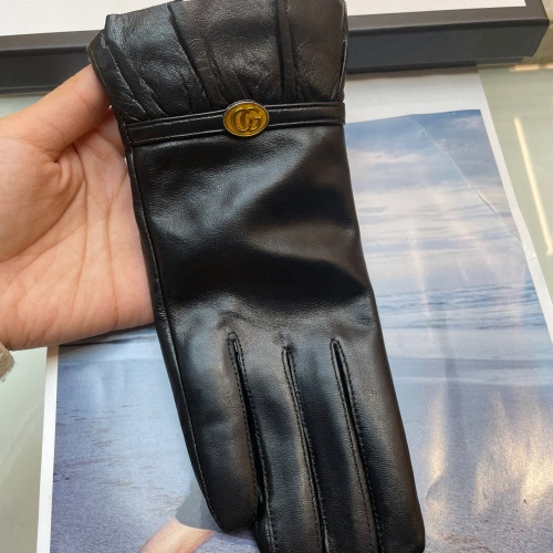 Replica Gucci Gloves For Women #1250718 $48.00 USD for Wholesale