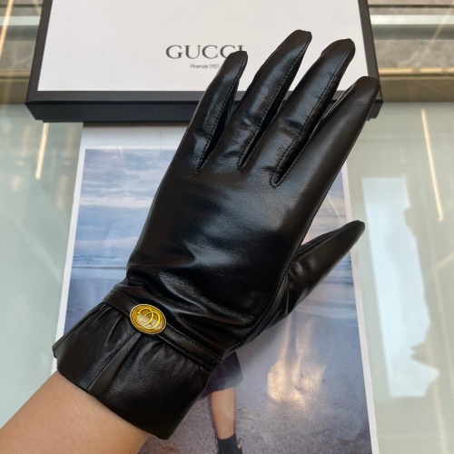 Replica Gucci Gloves For Women #1250718 $48.00 USD for Wholesale