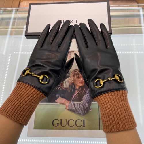 Replica Gucci Gloves For Women #1250726 $52.00 USD for Wholesale