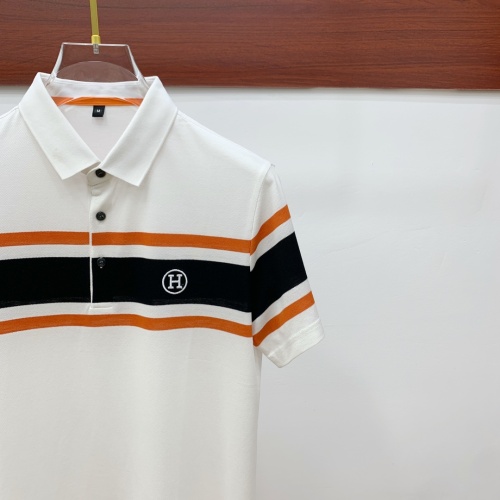 Replica Hermes T-Shirts Short Sleeved For Men #1250727 $72.00 USD for Wholesale