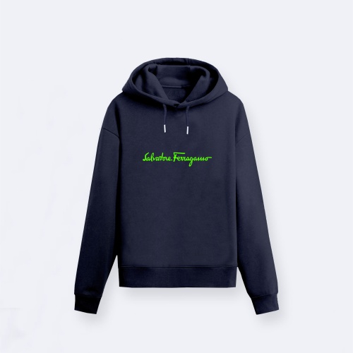 Salvatore Ferragamo Hoodies Long Sleeved For Men #1250763 $41.00 USD, Wholesale Replica Salvatore Ferragamo Hoodies