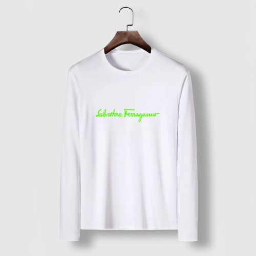 Salvatore Ferragamo T-Shirts Long Sleeved For Men #1250784 $29.00 USD, Wholesale Replica Salvatore Ferragamo T-Shirts