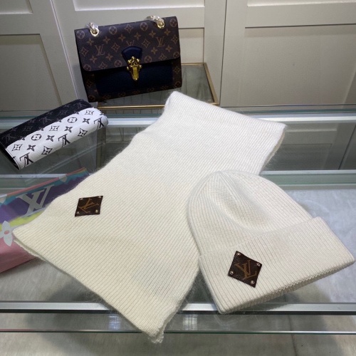 Louis Vuitton LV Caps #1250836 $48.00 USD, Wholesale Replica Louis Vuitton LV Hat and Scarf and Glove Set