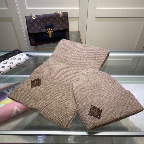 Louis Vuitton LV Caps #1250837 $48.00 USD, Wholesale Replica Louis Vuitton LV Hat and Scarf and Glove Set