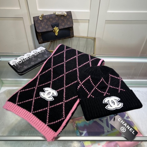 Chanel Caps #1250863 $48.00 USD, Wholesale Replica Chanel Hat and Scarf and Glove Set