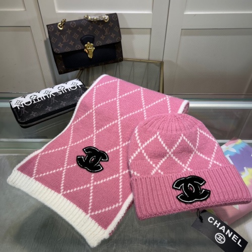 Chanel Caps #1250864 $48.00 USD, Wholesale Replica Chanel Hat and Scarf and Glove Set