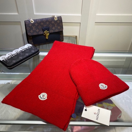 Moncler Caps #1250874 $45.00 USD, Wholesale Replica Moncler Hat and Scarf and Glove Set