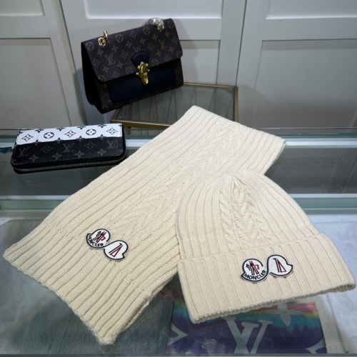 Moncler Caps #1250879 $48.00 USD, Wholesale Replica Moncler Hat and Scarf and Glove Set