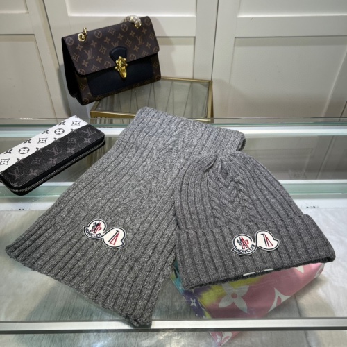 Moncler Caps #1250882 $48.00 USD, Wholesale Replica Moncler Hat and Scarf and Glove Set