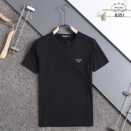 Prada T-Shirts Short Sleeved For Men #1250894 $29.00 USD, Wholesale Replica Prada T-Shirts