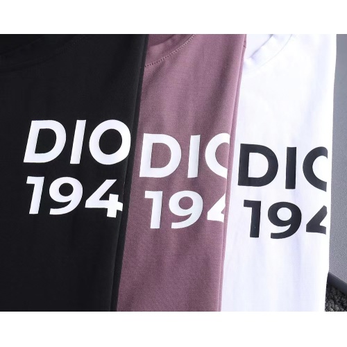 Replica Christian Dior T-Shirts Short Sleeved For Men #1250897 $29.00 USD for Wholesale