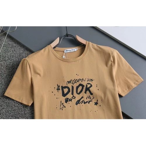 Replica Christian Dior T-Shirts Short Sleeved For Men #1250903 $29.00 USD for Wholesale