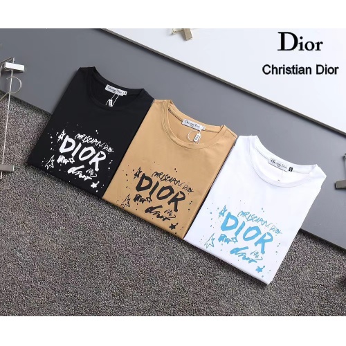 Replica Christian Dior T-Shirts Short Sleeved For Men #1250904 $29.00 USD for Wholesale