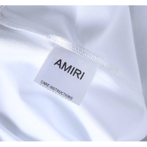 Replica Amiri T-Shirts Short Sleeved For Men #1250908 $29.00 USD for Wholesale