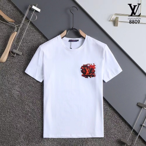 Louis Vuitton LV T-Shirts Short Sleeved For Men #1250912 $29.00 USD, Wholesale Replica Louis Vuitton LV T-Shirts